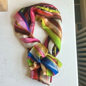 Nick Cave artist-designed double-sided silk scarf